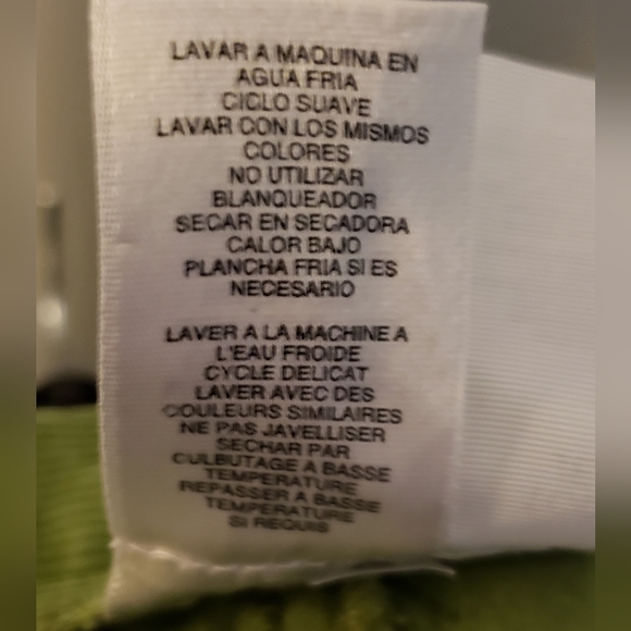 Jones New York Sport Today Jean Womens Green Corduroy Pants Size 16 - Picture 4 of 4